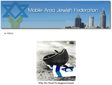 Tablet Screenshot of mobilejewishfederation.org